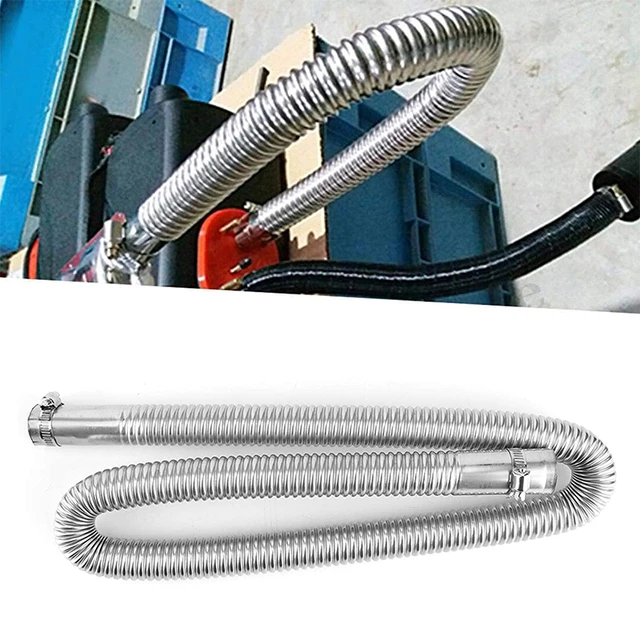 Stainless Steel Exhaust Hose Car Fuel Tank Diesel Gas Vent Tube Flexible Heater  Exhaust Pipe for Auto 60cm 100cm 120cm 200cm - AliExpress