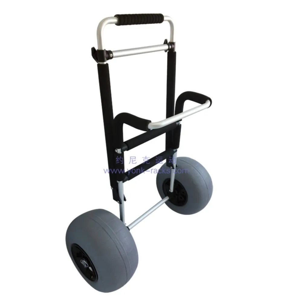 Chariot De Pêche Pliable Avec Roues 30,5 Cm - Transporteur Robuste Pour équipement De Plage Et Pêche à La Carpe