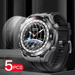 Premium 9H Tempered Glass Screen Protector for Smartwatch - Ultimate Protection Film Accessory (5 Pieces)