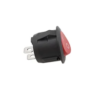 KCD1-105 20 mm Diameter Round Rocker Switch AC 250V/6A 125V/10A Round Boat Rocker Power Push Button Switch Red Black 3