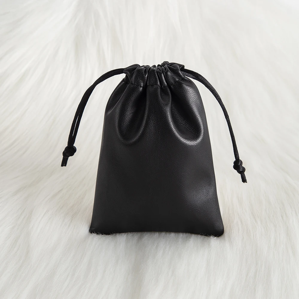 5Pcs Luxury Suede Pouch for Perfume PU Leather Small Trinket Dust ...