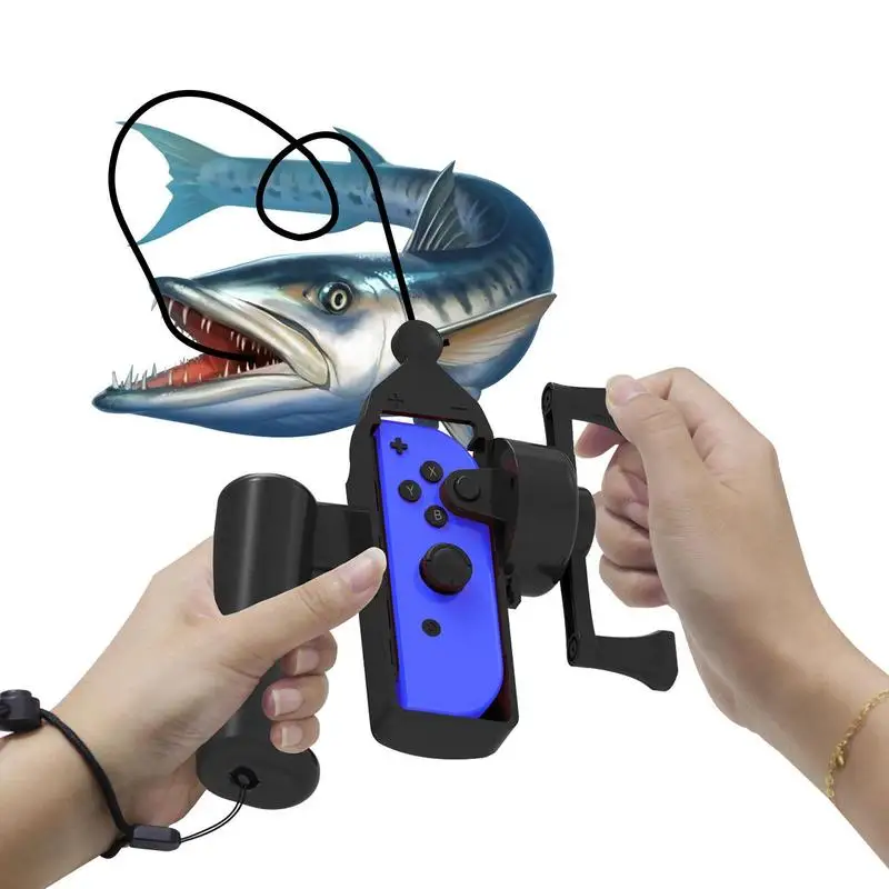 Fishing Rod For Nintendo Switch JoyCon Fishing Game Controller Kit For