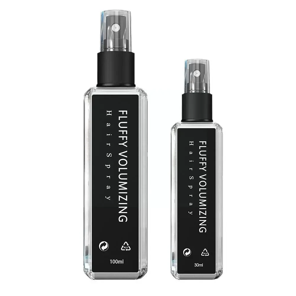 스프레이 Fluffy Volumizing Hair Spray Super Large Capacity Magic Hair Thickening Styling Mist Spray Gel Gel Professional
