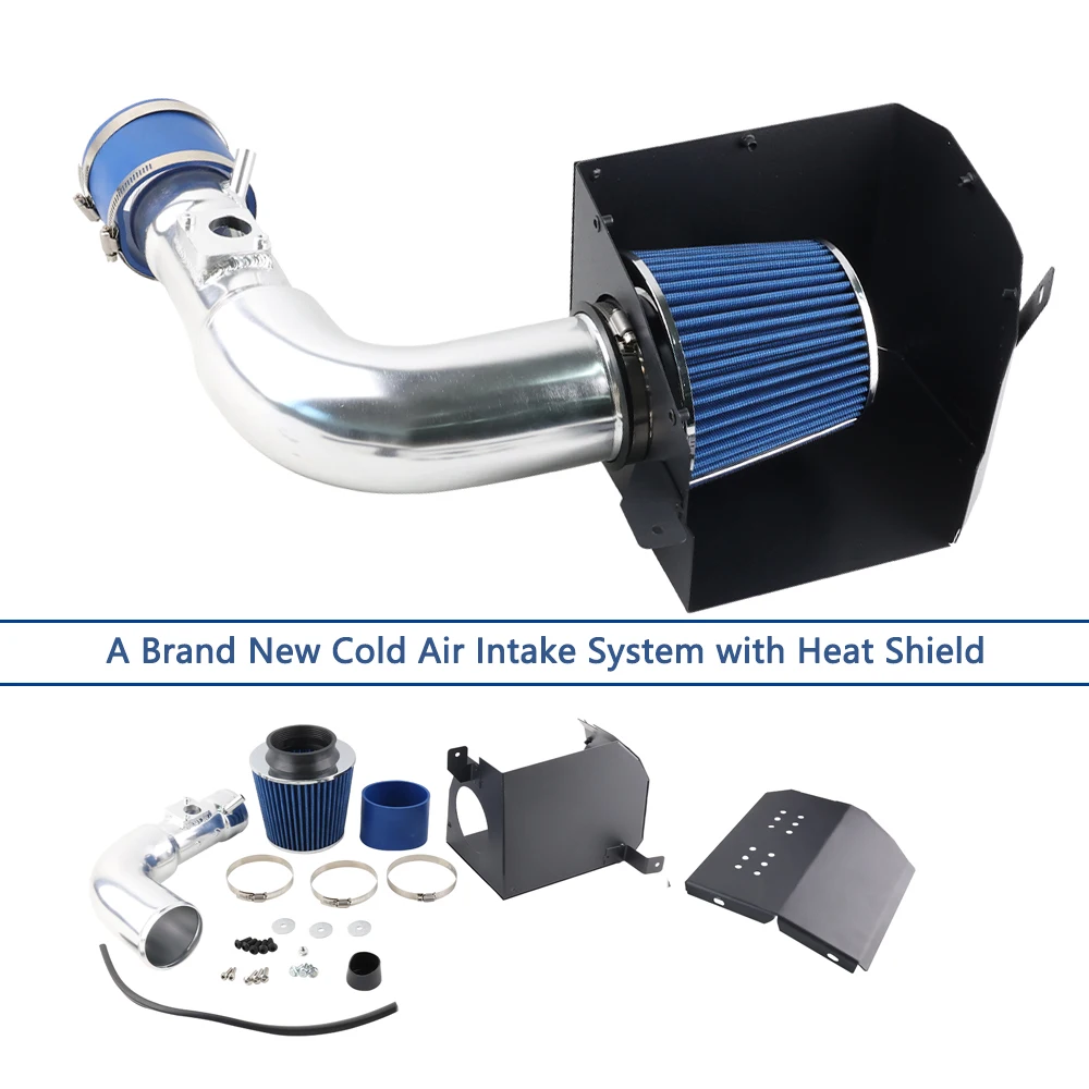 red For 13-20 Subaru BRZ FRS 86 silver Induction Cold Air Intake System + Heat Shield