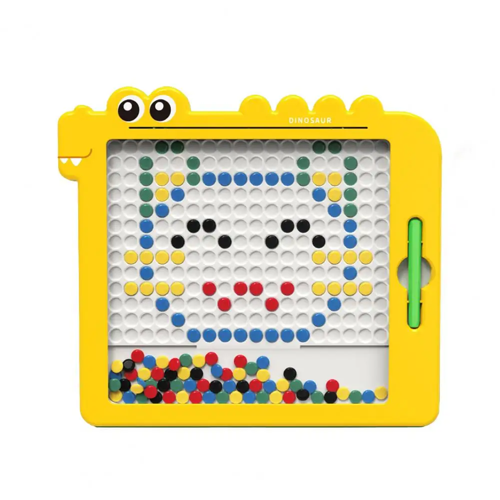 

Magnetic Drawing Board Beads with Pen Dot Art Early Boys Girls Magnetic Drawing Pad Children