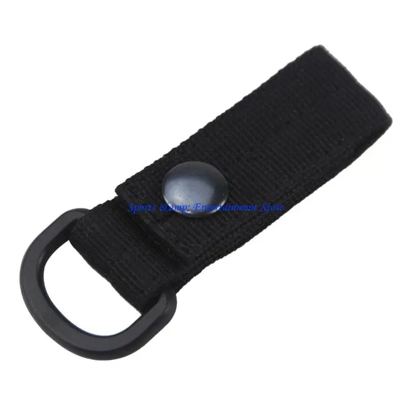 G7NF D-Ringe Karabiner Schlüsselanhänger Gürtelschnalle mit Metallverschluss für Rucksackreisen – Detail 1