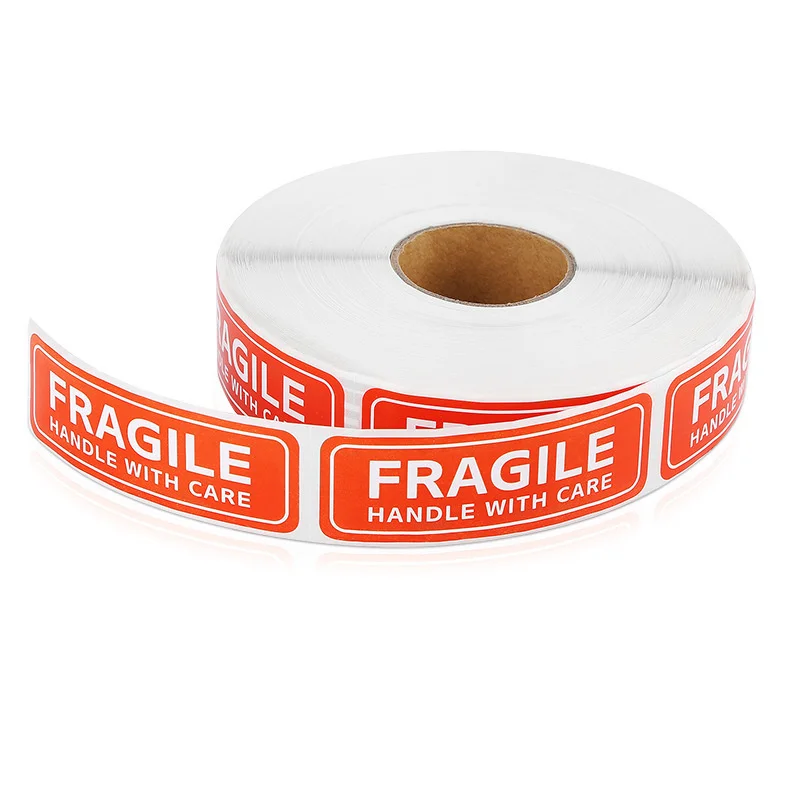 100PCS Fragile Stickers The Goods Please Handle With Care Warning Labels DIY Supplies