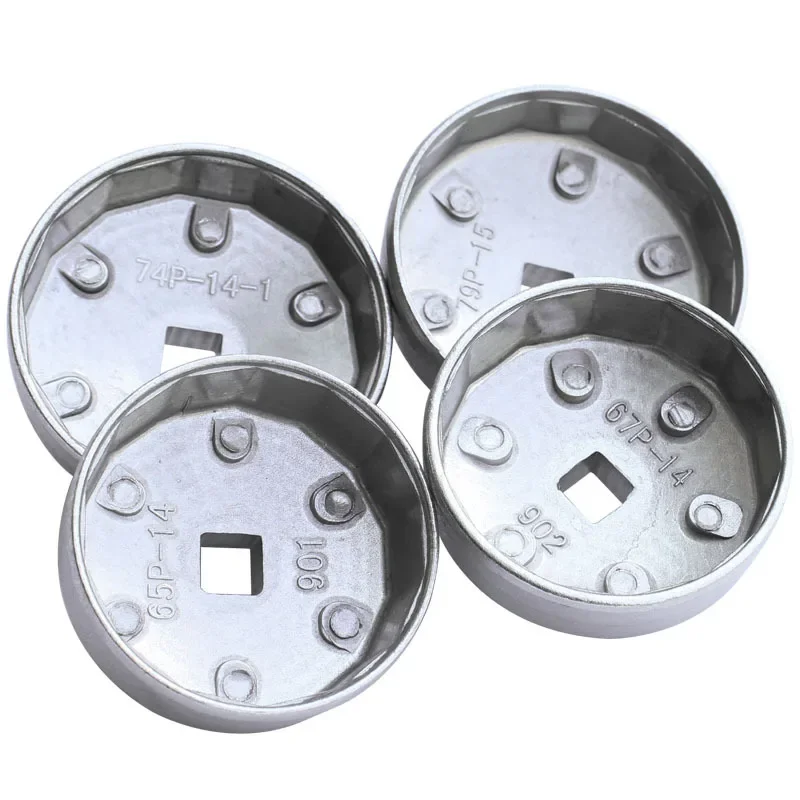 1PC 901 902 903 904 Cap Oil Filter Wrench 1/2" Square Drive Oil Filter Removel Tools Filter Socket Wrench Spanner Hand Tool