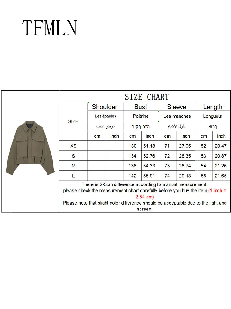 Oversize Women Bomber Jackets 2026 Spring Autumn Fashion Chic Lapel Loose Pleated Coats Vintage High Street Pockets Outwear