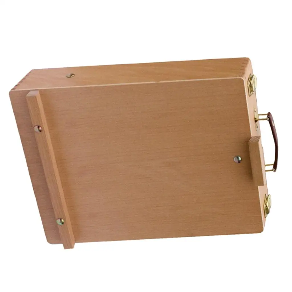 Portable Art Easel with Storage Adjustable Tabletop Wooden Painting Box for Artist Sketching and Drawing