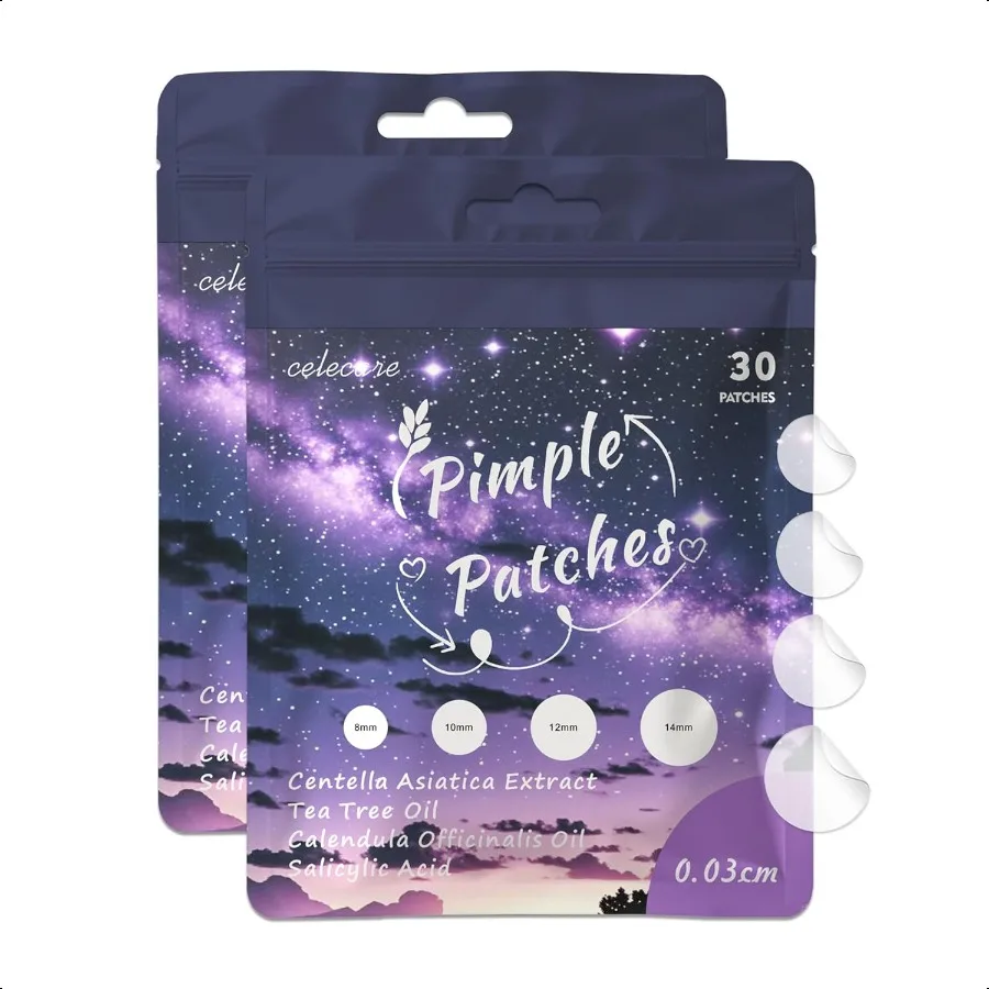 Hydrocolloid Acne Pimple Patches with Salicylic Acid