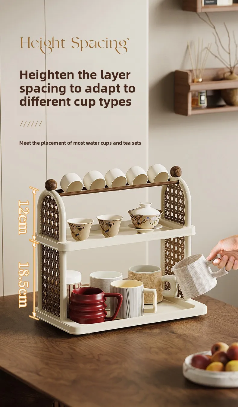 Description Picture 5 of itemMulti-Purpose Cup Holder Organizer - Drying Rack for Coffee Mugs, Tea Cups & Kitchen Glassware with Space-Saving Design