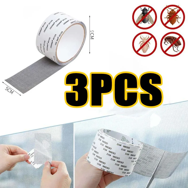 Screen Repair Tape Avoid Insect Fly Door Window Mosquito Net Patch ...