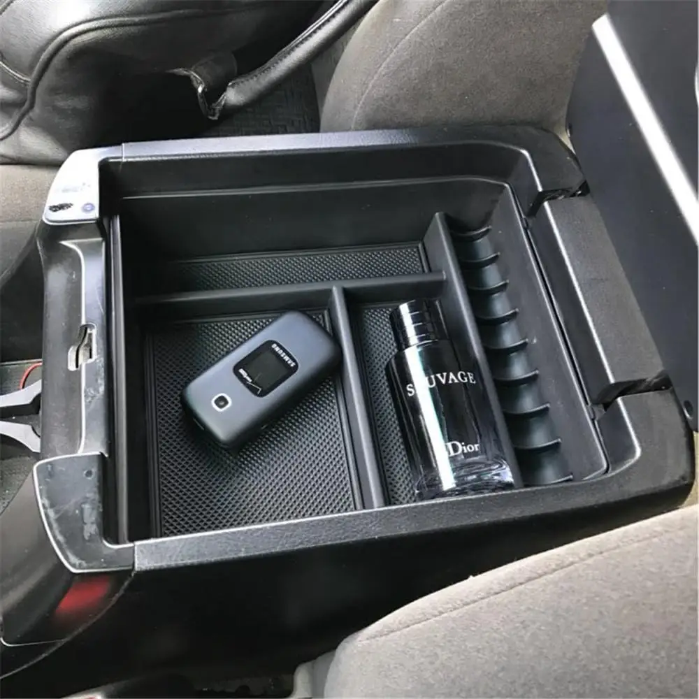 Car Armrest Storage Box Tray For Toyota Land Cruiser Prado 120 150 FJ120 KDJ Accessories