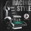 Gaming Chair with Footrest Gamer Chairs Ergonomic with Lumbar Cushion Headrest Gaming Chair Height Adjustable Computer Chair 3