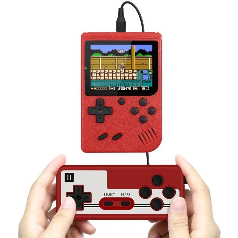 Classic Retro Mini 8-Bit Handheld Video Game Console with AV Output