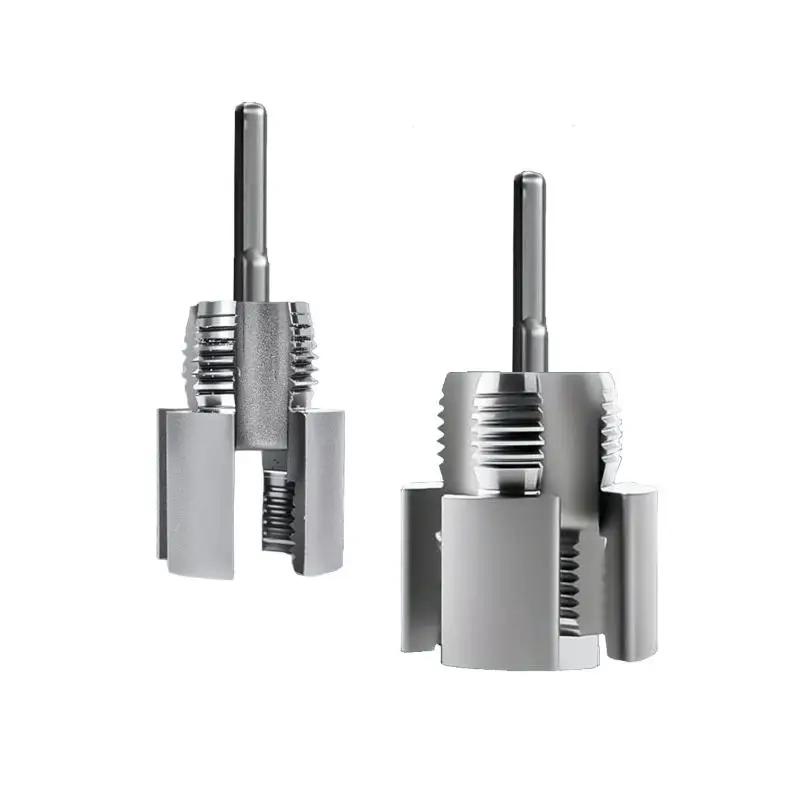 1Pcs Pipe Thread Cutting Tool Integrated Internal & External Pipe Threading Tool Electric Drill Compatible PVC Pipe Threader Kit