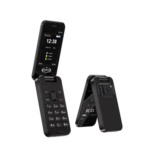 NEW SERVO X9 PRO Flip Mobile Phone 3 SIM Standby Blacklist Magic Voice Speed Dial MP4 Player FM Radio 2G GSM Foldable Cellphones - Image 9