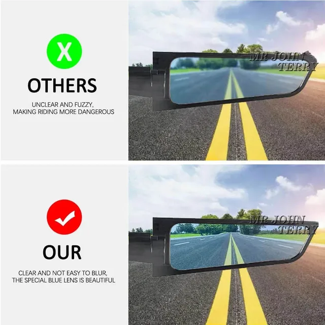 RS457 Rearview Mirror For Aprilia RS 457 2024- Stealth Sport Winglet Mirror Kits Adjustable Stealth Mirrors