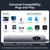 Vention USB C hub 1000Mbps 9-in-1 USB-C to HDMI PD100W SD&TF RJ45 USB3.0 Docking Station for MacBook Pro Air Laptop DP Splitter 6