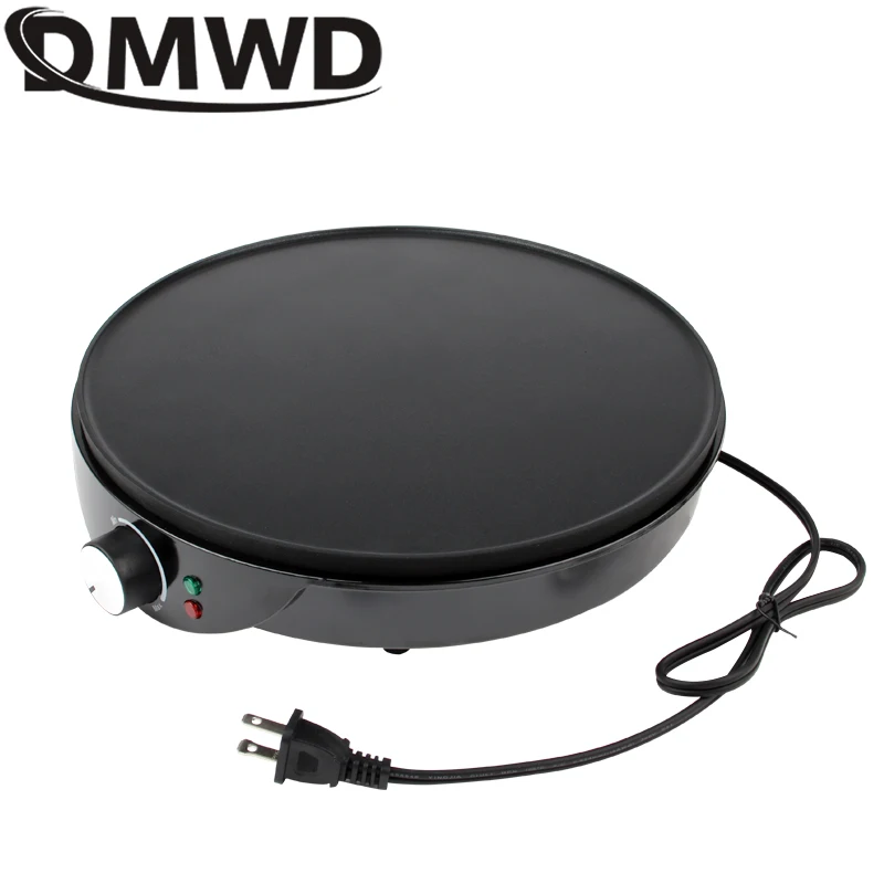 110V Electric Pancake Maker Crepe Pizza Machine Non-Stick Griddle Baking Pan Spring Roll Machine Kitchen Automatic Cooking Tools 5