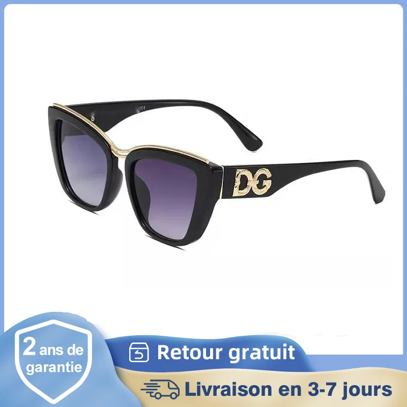 

New luxury trendy box sunglasses for men and women high-end personalized UV400 resistant fashionable sunglasses очки женские