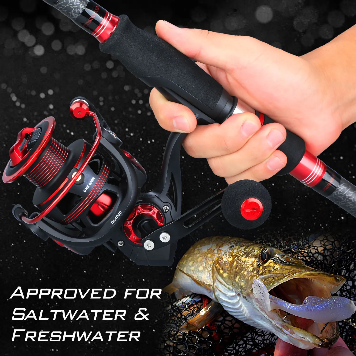 Sougayilang 12+1BB Spinning Fishing Reel 5.2:1 High Speed Gearing Red Fine  Sculpture Fishing Reels To Max Drag 10Kg Tackle - AliExpress