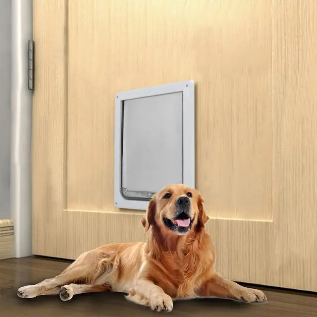 Kisállatajtó A Falhoz | Kutya És Macska Fali Belépése Időjárásálló Átlátszó Kutyus Csere Fedélzetek Kutyaház Beltéri Háziállatához - Image 2