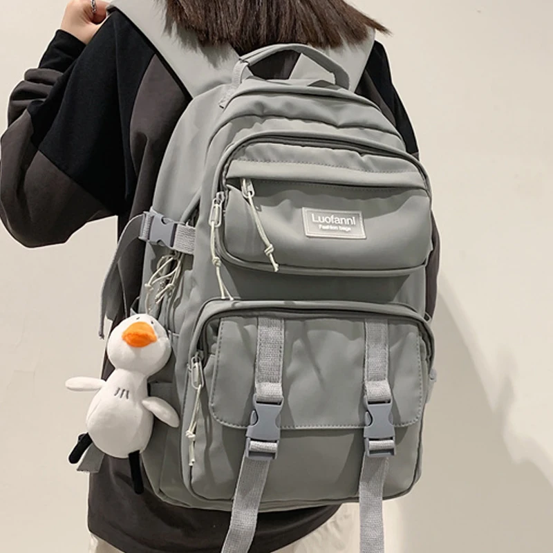 Fashion Men Backpack Waterproof Nylon Rucksack for Teenager Schoolbag Kawaii Women Bag Lovers Travel Shoulder Mochila