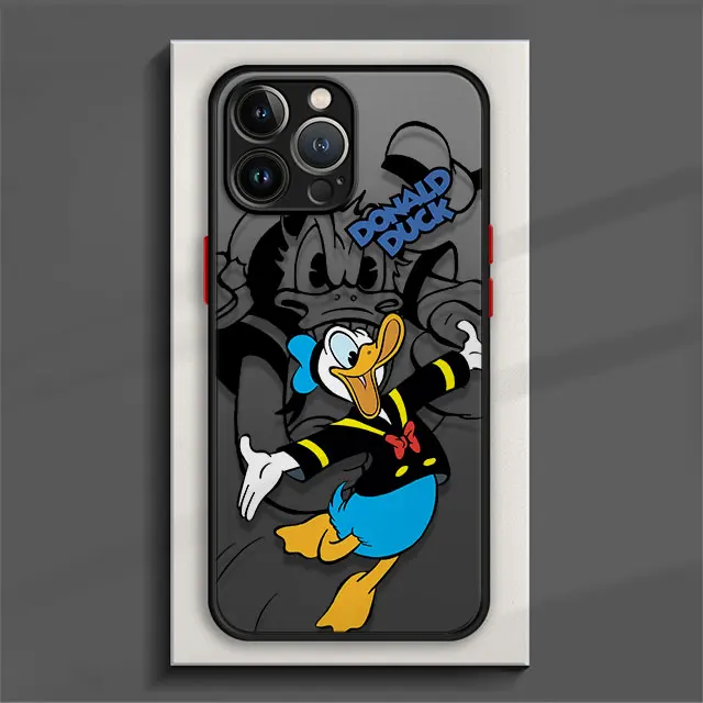 thumbnail image 1 of Funda de teléfono del pato Donald para iPhone 15, 14, 11 Pro Max, 13, 12 Mini, XR, X, SE, 7, 8, 6, 6S Plus, carcasa dura mate, Fundas protectoras, 1 of 5