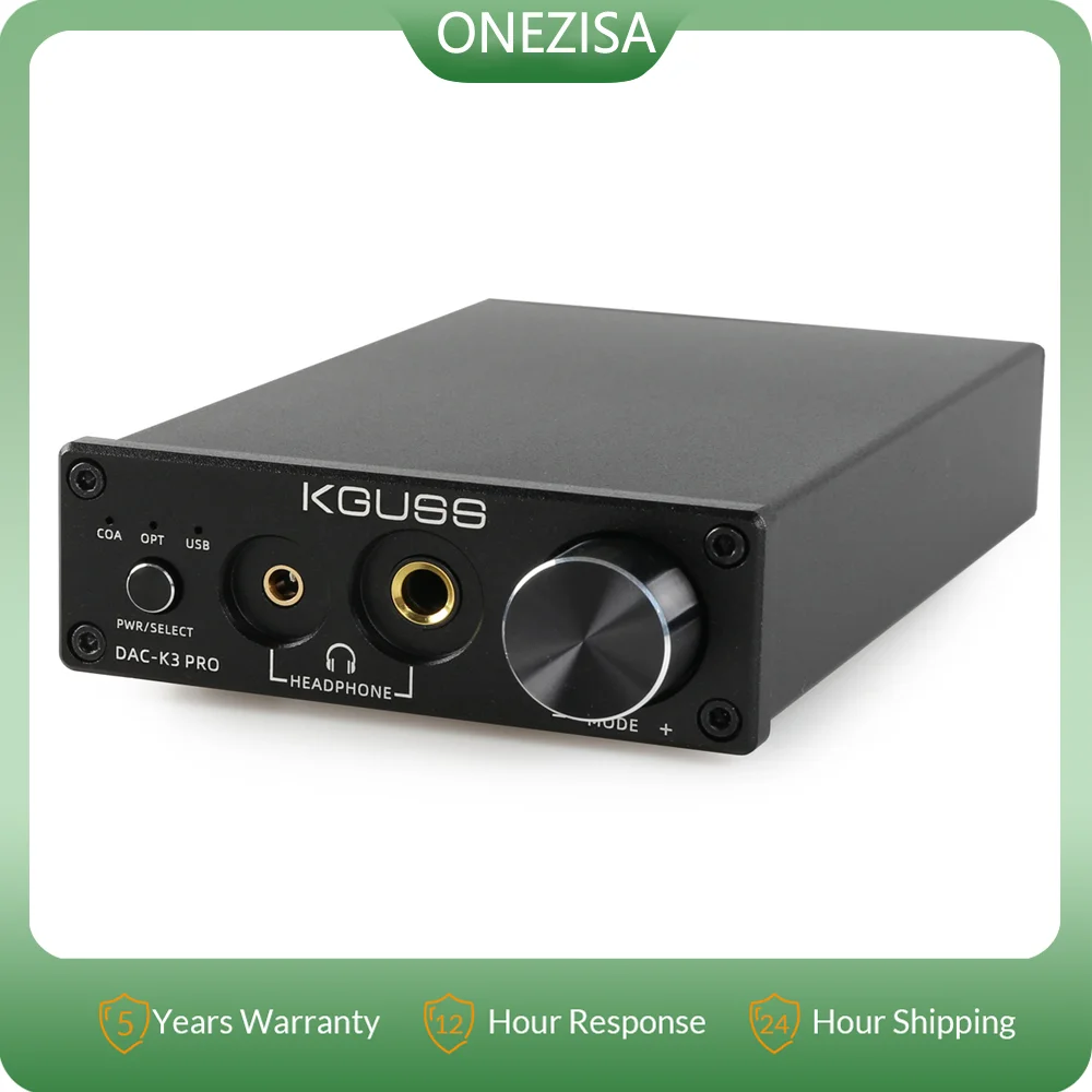 

KGUSS DAC-K3 Pro HIFI аудио декодер USB оптический коаксиальный аудиофил DAC Декодер Усилитель для наушников