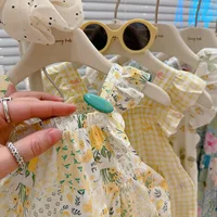Robe d'été 2026 pour filles à manches volantées, robes de princesse imprimées à volants pour enfants de 1 à 12 ans, vêtements de vacances 5
