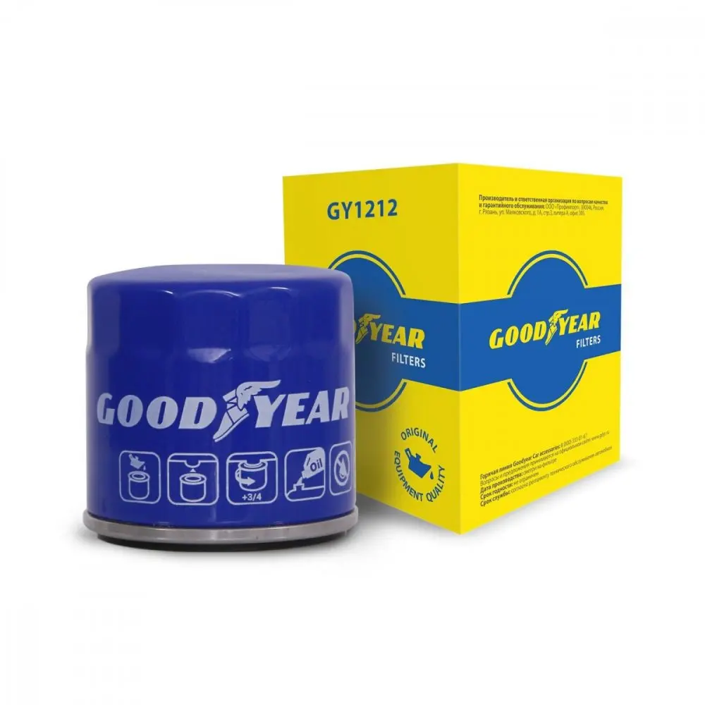 Фильтр масляный автомобильный Goodyear GY1212 (GY1212) | Автомобили и мотоциклы