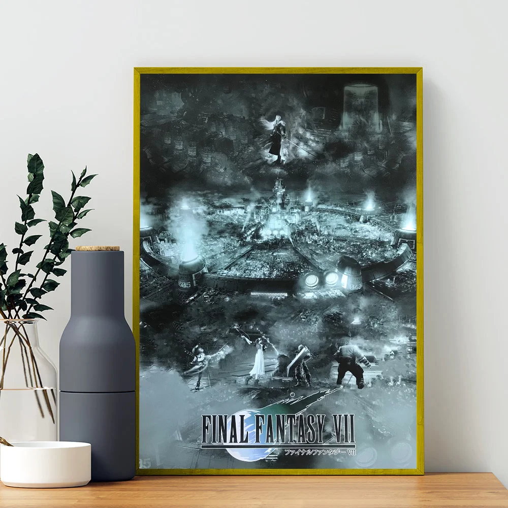 Anime Figure Sketch Videogames FINAL FANTASY Poster Good Prints and Posters HD Quality Poster Wall Art Painting Study Home Deco