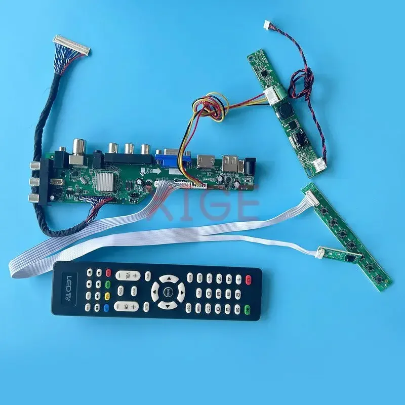 

Плата драйвера ЖК-дисплея для LTM270HT03 LTM230HL07 LTM230HL08, 30-контактный LVDS 1920*1080, комплект цифрового сигнала DVB 27 дюймов, AV + USB + DHMI + VGA дисплей