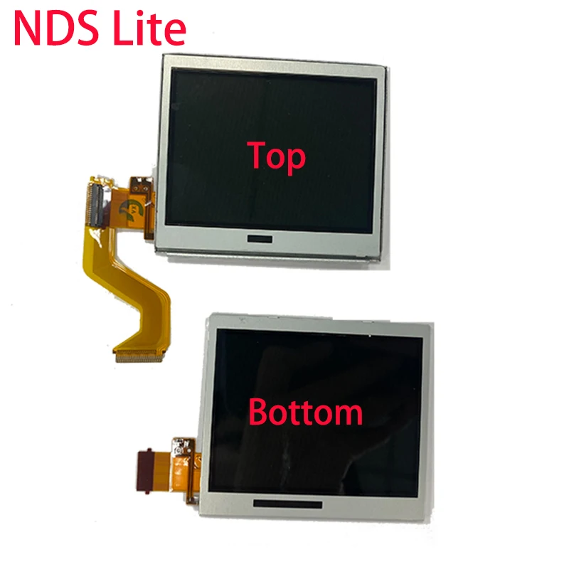 Top Upper & Bottom Lower LCD Screen Display Touch Digitizer for NDSL Nintend DS Lite Game Console Screen nintendo ds lcd screen nintendo ds lcd screen replacement lcd screen replacement