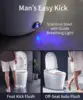 Smart Toilet Heated Seat Off-seat Auto Flush Foot Kick Flush Blackout can Flush Warm Wash One piece Toilet with Bidet built in 2