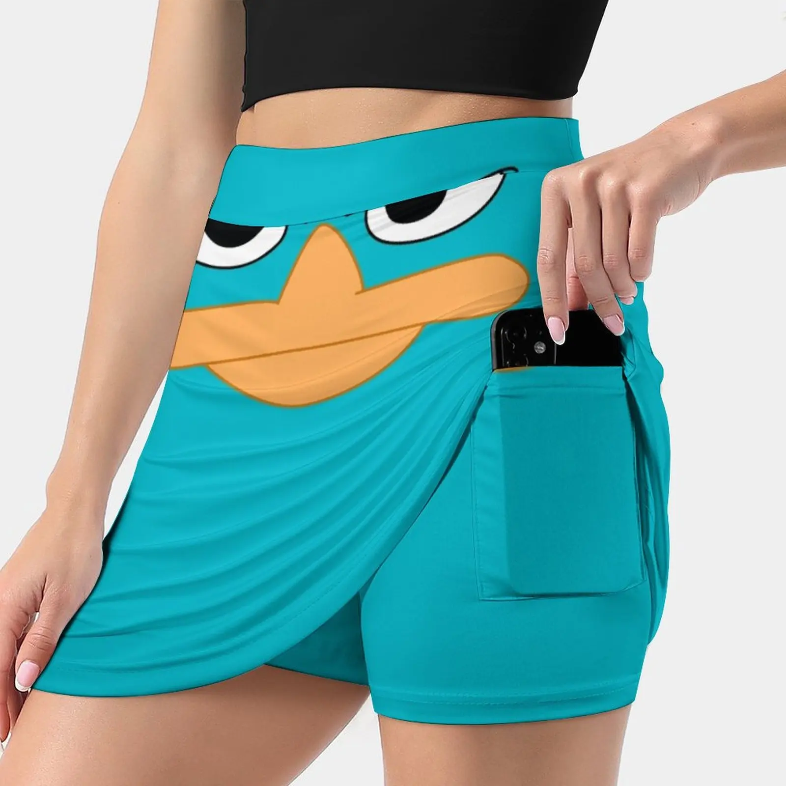 

Agent P Women'S Fashion Sporting Skirt With Pockets Tennis Golf Running Skirts Agent P Perry The Phineas And Pherb Xd Hes So