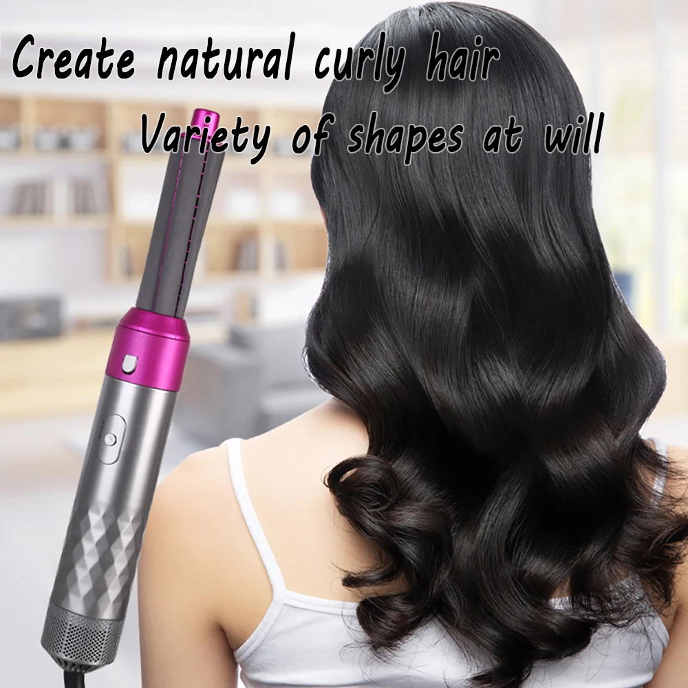 Secador de Cabelo Molhado e Seco 5 em 1 Novo Pente Quente Conjunto Profissional Curling Ferro Alisador Cabelo Ferramenta Estilo Secador Doméstico Kit 30 Computers & Electronics