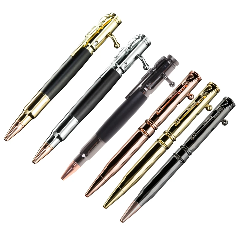 

Bolt Action Pen Metal Ballpoint Pen Writing Gel Ink Pen 1.0mm Medium Point for Students Teacher Manager Lawyer Professor