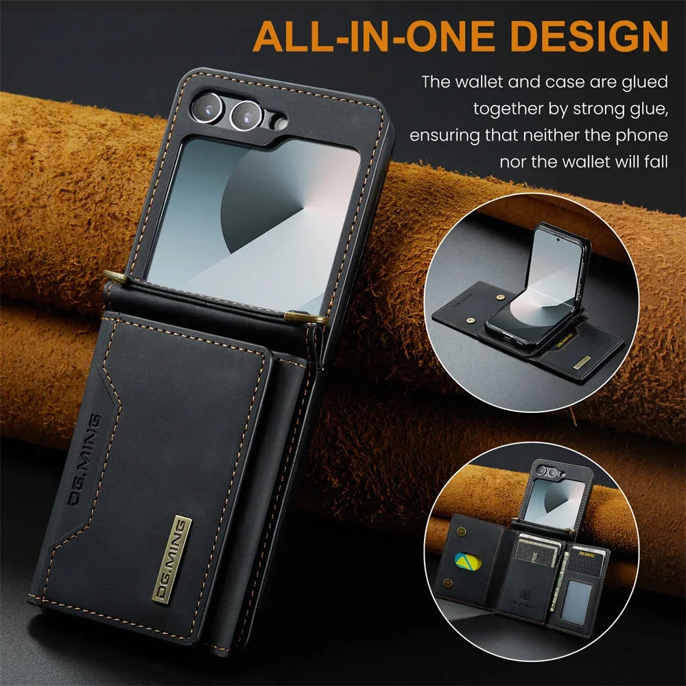 Premium PU Leather Shockproof Wallet Case with Card Holder & Kickstand
