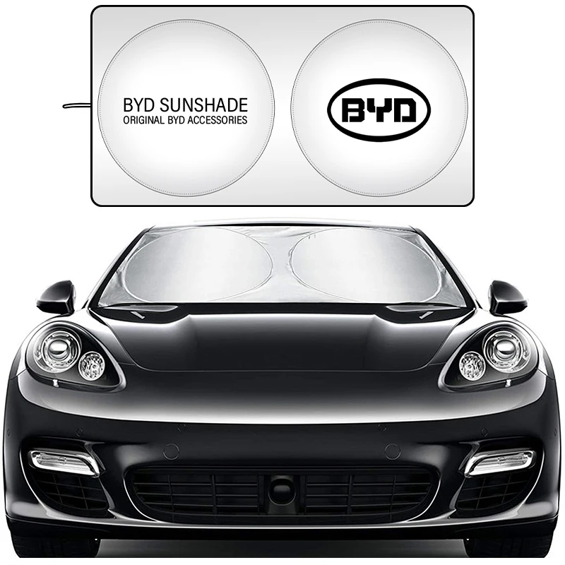 BYD SEAL EV 2022 2023 2024 차량용 자동차 연간 검사 스티커 차량 앞유리 차양막 반사판 햇빛 가리개 보호 기능 제공