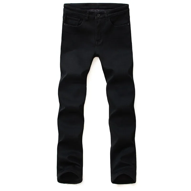 Men Classic Advanced Fashion Brand Jeans Jean Homme Man Soft Stretch Black Biker Masculino Denim Trousers Mens Pants Overalls 5