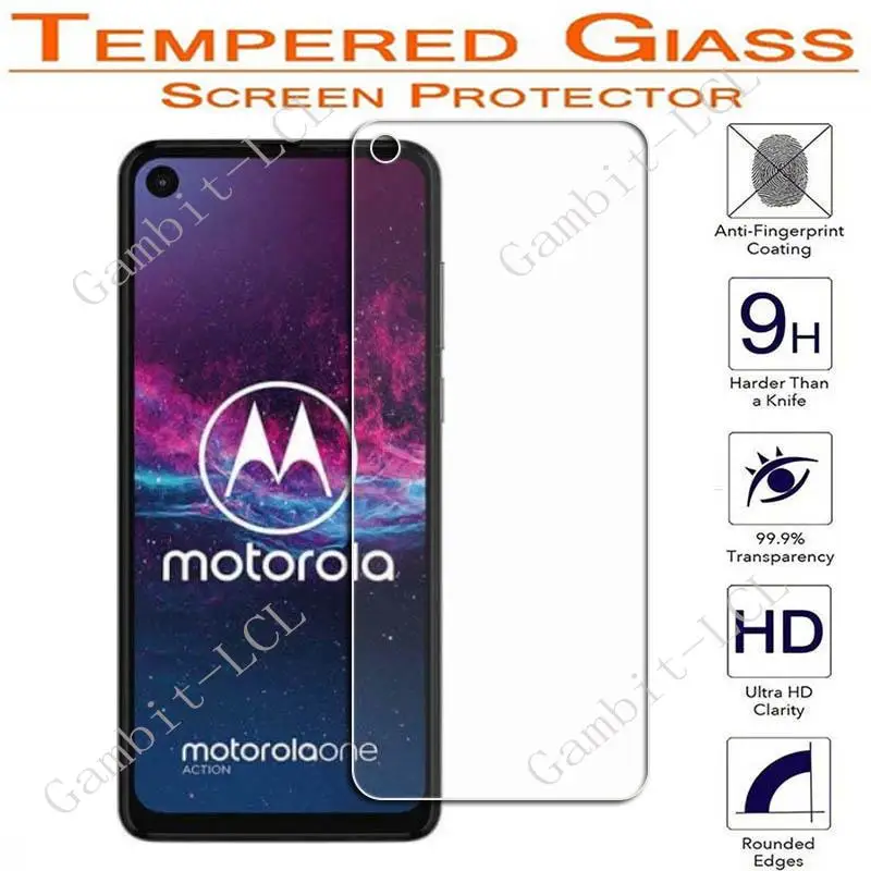 Per Motorola One Action Hyper Macro Vision Zoom E5 Play Plus G6 E6 G8 Power Lite P30 Screen Protector Cover In Vetro Temperato