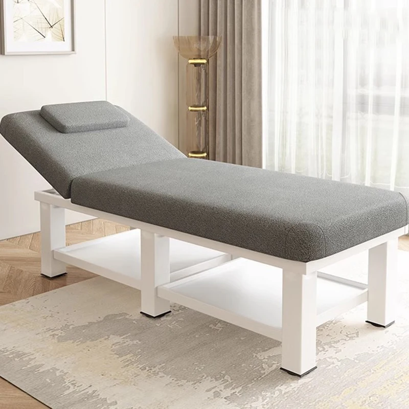 Wooden Massage Lounger Bed Aesthetic Reclining Folding Chair Beauty Salon Mattress Camas Portatil Massage Furniture MQ50MB