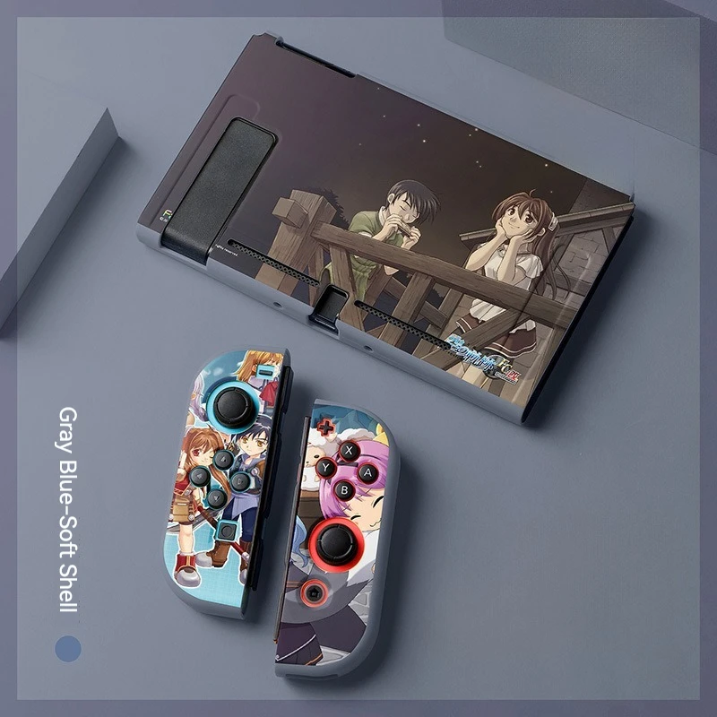 Soft Case For Nintendo Switch OLED Accessories Anime Protective Cover TPU Soft Joycon Shell For Switch Accessories Console Games
