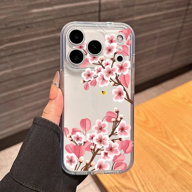 Elegant Floral Leaf Design Phone Case