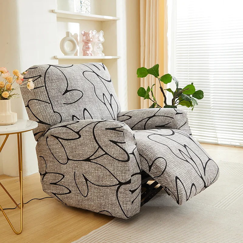 Elastic Recliner Sofa Cover Printed Slipcover Chair Sofa Protector Relax Armchair Stretch Couch Covers For Living Room 5