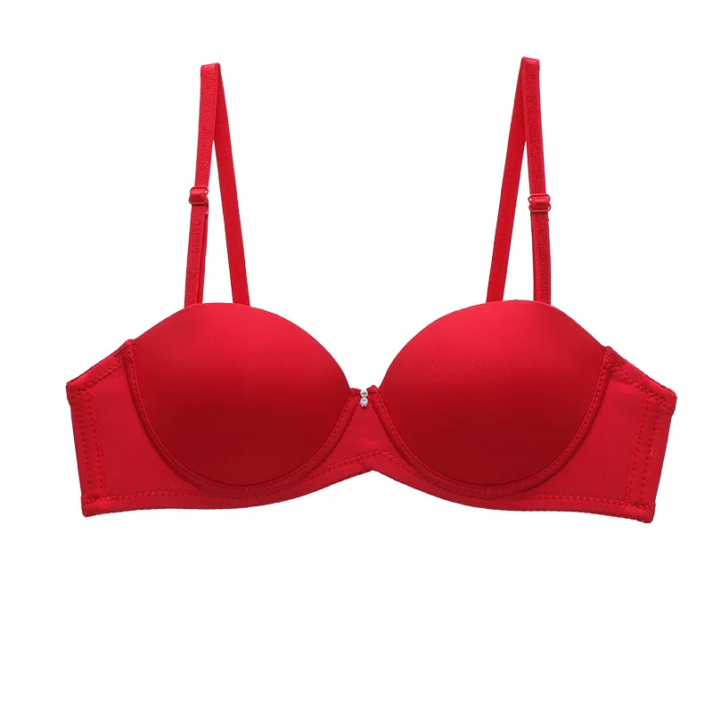 Sexy Costume Lingerie Push Up Bra for Women Bras None Underwire Brassiere,  Red, Small : : Clothing, Shoes & Accessories