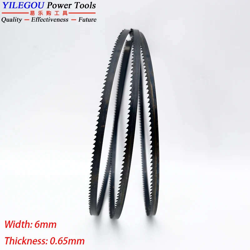 6TPI 1/2 Wide 0.025 Thick M42 Bi-metal Bandsaw Blades for Soft Metal Cutting Imachinist 70-1/2 Long 
